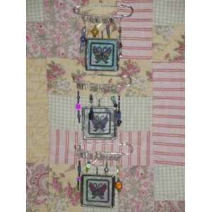    Rainbow Butterfly Pin   Cross Stitch Kit: Arts, Crafts & Sewing