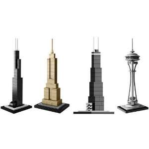  Lego Architecture Series Set Of 4: Toys & Games