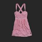 ABERCROMBIE WOMEN DRESS XS Pink stripe Julia DRESS $68  