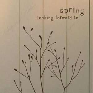   forward to spring   removable vinyl art wall decals murals home decor