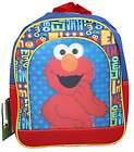 SESAME STREET ELMO BACKPACK STYLE LUNCH TIN BOX GREEN items in 