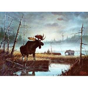 Les Kouba   Moose Country Artists Proof:  Home & Kitchen