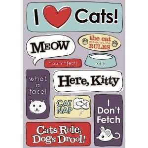  Karen Foster Cardstock Stickers   Cats Meow