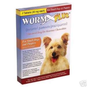  Worm X Plus Dog Dewormer PUPPY & SMALL DOG 2 Ct.: Kitchen 