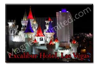 Excalibur Casino Hotel Las Vegas LV Souvenir Magnet #1  