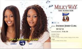 Shake n Go Milkyway Indian Hair Indian Jerry Curl 10, 12 ,14  