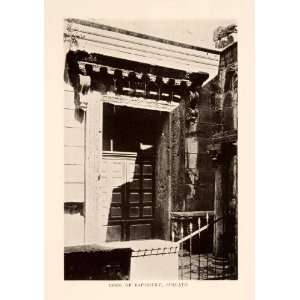  1908 Print Baptistry Split Spalato Croatia Dalmatia Church 