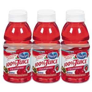  100% Juice Cranberry 10 oz. Bottle 6 per Pack: Office 