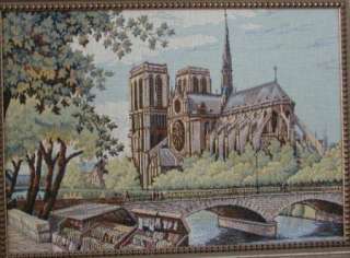 Gorgeous Professionally Framed Tapestry  Cathedral  
