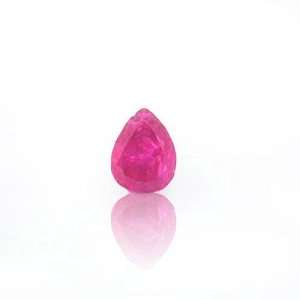  Ruby Pear Facet 1.33 ct Gemstone: Jewelry
