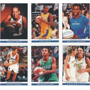   FIRST WNBA CARDS MADE BY RITTENHOUSE   110 CARD SET