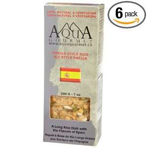 Aqua Gourmet Spanish Style Rice, 200 Grams (Pack of 6)  