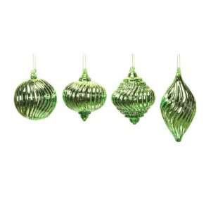  Club Pack of 16 Christmas Whimsy Elegant Light Emerald 