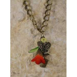  Summer Gifts Necklace   Dark Tangerine 