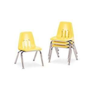  9000 Series Classroom Chairs, 12 Seat Height, Squash 