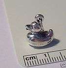 STERLING SILVER UGLY DUCKlING CHARM, 3 D  