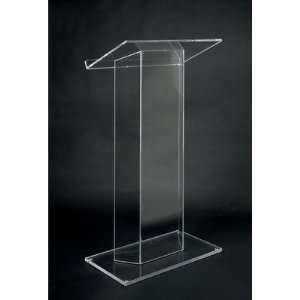  AmpliVox Sound Systems SN3050 Clear Acrylic Lectern 