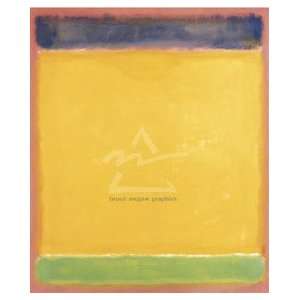 Mark Rothko: 26W by 31H : Untitled (Blue, Yellow, Green on Red 