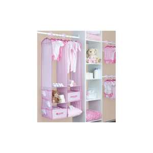  Delta 24 Piece Nursery Closet Organizer, Pink Baby