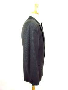 mens charcoal GIORGIO ARMANI MANI 2pc suit wool business ITALY 2btn 