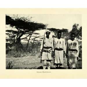  1906 Print Somali Bodyguard Military Somalia Rifle 