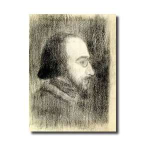  Erik Satie 18661925 C1886 crayon On Paper Giclee Print 