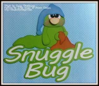 MOMZ DDD Snuggle Bug girl boy 2 piece set paper piecing 4 premade 
