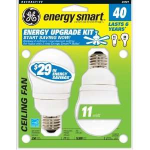   A17 Energy Smart Ceiling Fan CFL Light Bulb, 2 Pack: Home Improvement