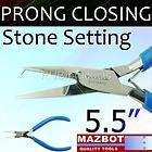 Mazbot 5.5 PRONG CLOSING Pliers STONE SETTING Jewelry Tool SS04 items 