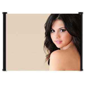  Selena Gomez Cute Pop Star Fabric Wall Scroll Poster (21 