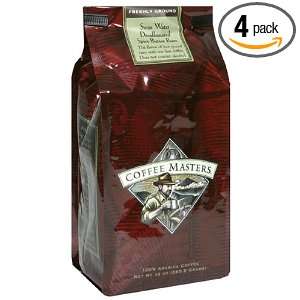 Coffee Masters Flavored Coffee, Spice Butter Rum Decaffeinated, Swiss 