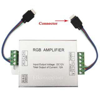 RGB SMD 5050 LED Strips Light Signal Amplifier 12V 12A  