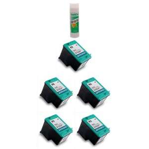  Five Tri Color Remanufactured Ink Cartridges HP 93 