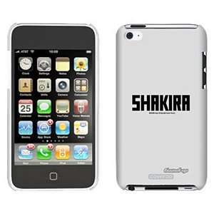  Shakira Block Letters on iPod Touch 4 Gumdrop Air Shell 