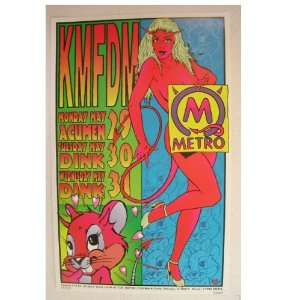  KMFDM Poster Offset Frank Kozik