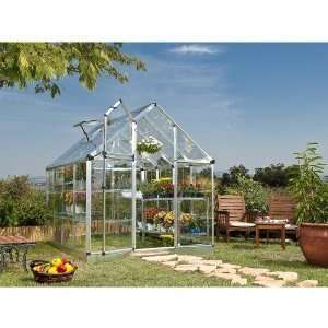    6 x 8 Hobby Greenhouse Poly Tex Snap & Grow: Home & Kitchen
