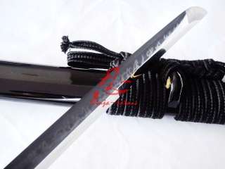 Clay tempered japanese samurai katana demon tsuba sharpened  