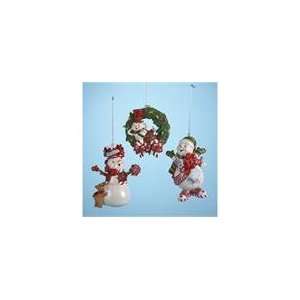 Club Pack of 12 Snow Dudes Red & Green From Santa Snowman Christ 