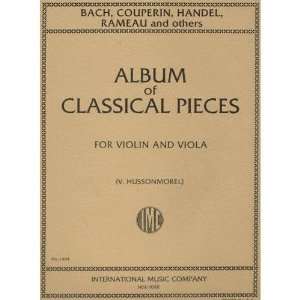  Album of Classical Pieces   Violin and Viola   edited by V 