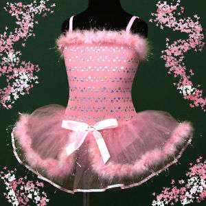 p011 r16 Pink Christmas Party Tutu Girls Dress 3,4,5 8y  