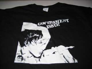 Government Issue   Black T Shirt Size XL, NEW, mystic records  