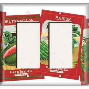   Rocker Plate   Radish / Watermelon Seed Packets