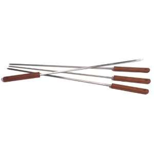  Outset QB50 Stainless Steel Skewers with Rosewood Handles 