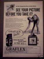 1952 Graflex Ciro Flex Twin Lens Camera print ad  
