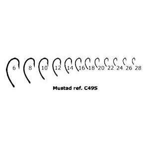  Fly Fishing   Mustad Signature C49S   50s   size 22 
