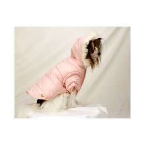  Warm Pink Dog Coat/Vest Parka (XSmall): Kitchen & Dining