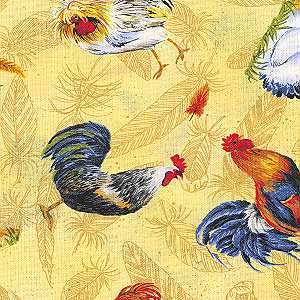 The name says it all! Classic roosters in French Country style by 