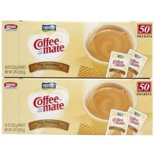  Coffee mate Powdered Creamer Singles Original, 50 ct, 2 ct 