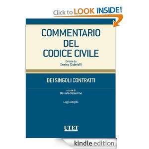 Dei singoli contratti   Leggi collegate (Italian Edition) Daniela 
