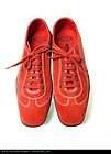 New TOD’S for FERRARI Red Suede Sneakers Shoes 8